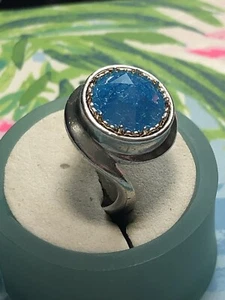 Nicht mehr erhältlicher Kameleon Sterlingsilber gedrehter Ring Ring Kr011 Größe 6 - Bild 1 von 4