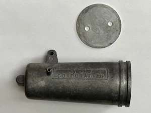Vintage Old Kyosho USA-1 Turbo Burns DX Exhaust Muffler Pipe with plate - Picture 1 of 2