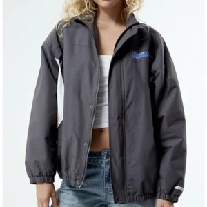 PacSun Formula 1 Racing Women's Oversized Jacket Fashion Coat Gray Coat #038 - Picture 1 of 10