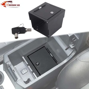 Inner Center Console Gun Vault Security w/Lock Box Armrest Tray for 4Runner 10+ - Picture 1 of 23
