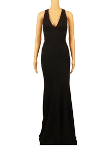 ZAC Zac Posen V-Neck Long Gown - Picture 1 of 6