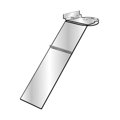 4 Pcs 180 Degrees Swivel Slatwall Shoe Heel Rotate Display Angled Lucite Rack - Image 1 of 4