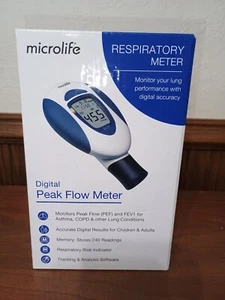 Medidor de flujo digital Microlife Peak Medidor respiratorio ~ Asma, EPOC - Imagen 1 de 4
