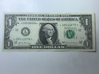 $1 2017 US One Dollar Bill Star Note L 09412676 * Must See!