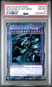 Blue-Eyes Ultimate Dragon - PSA 8 - RA03-EN178 - Platinum Secret Rare - Yugioh - Bild 1 von 2