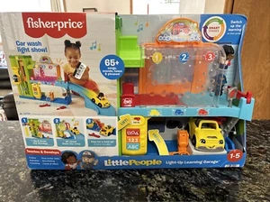 Fisher Price Light Up Little People Car Wash Learning Garage New Ages 1-5 - Picture 1 of 10
