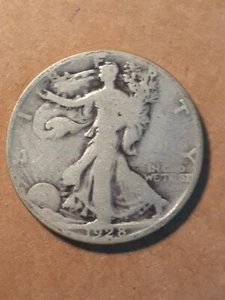 1928 S WALKING LIBERTY HALF DOLLAR - Imagen 1 de 2
