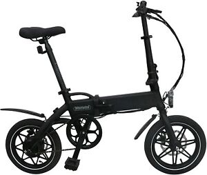 Whirlwind C4 Folding Electric Bike Black Light weight 250W - Pedal assissted