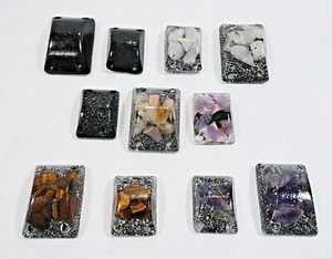 ORGANITE BEAD CHOOSE CRYSTALS JEWELLERY OR PETS COLLAR POSITIVE ENERGY AUS MADE - Picture 1 of 43