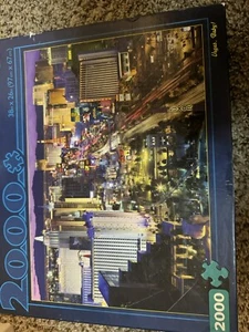 Buffalo Games 38”x26” 2000 Piece Jigsaw Puzzle “Vegas Baby”  Brand New Sealed - Picture 1 of 6
