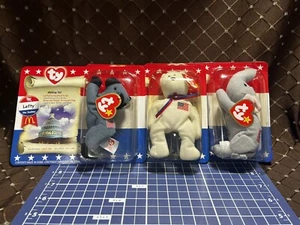 McDonalds Ty 1996 Teenie Beanie Babies AMERICAN TRIO - Komplettsatz - Bild 1 von 11
