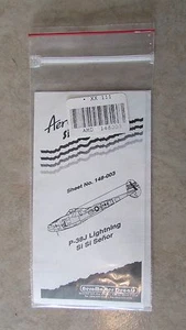 Calcomanías Aero Master - individuales - 148-003 - P-38J Lightning Si Si Senor (S 7) - Imagen 1 de 2