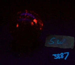 Fluorescent Sphere Calcite Sterling Hill 57mm 3887 - Picture 1 of 9