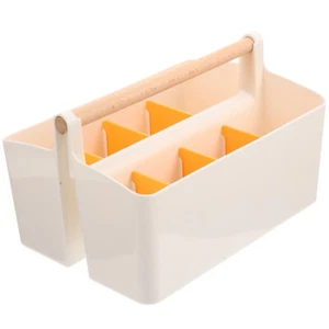 Desktop Organizer Stationery Remote-control Holder Living Room Storage Box - Picture 1 of 17