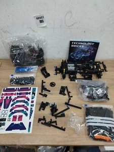 1580 PCS Technical Porche 911 Sport Car Model Set Blocchi Costruzioni Auto da Corsa - Foto 1 di 7