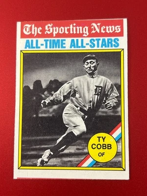 1976 年 Topps - The Sporting News AllTime 全明星 Ty Cobb #346 — 第 1/4 张图片