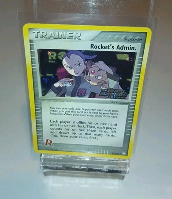 Rocket's Admin. 86/109 LP Team Rocket Returns Reverse Holo Pokemon TCG - Image 1 of 4
