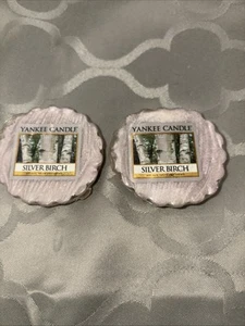 2 Yankee Candle TARTS WAX MELTS Silver Birch - 0.8 Oz - Picture 1 of 2