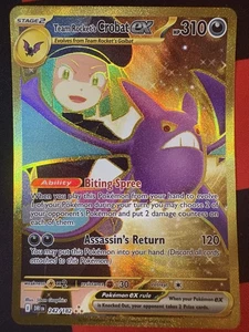 Team Rocket's Crobat ex - Hyper Rare SV10: Destined Rivals 242/182 NM - Picture 1 of 2