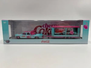 M2 Machines Auto Haulers Cherry Coke CHASE 1973 Chevrolet Cheyenne Super 30 & 19 - Picture 1 of 7