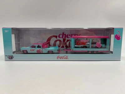 M2 Machines Auto Haulers Cherry Coke CHASE 1973 Chevrolet Cheyenne Super 30 & 19 - Image 1 of 4