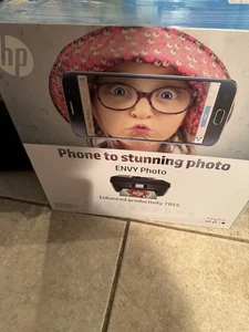 HP Photo Envy 7855 All-In-One InkJet Printer New Open Box - Picture 1 of 4