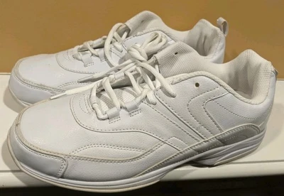 Safe T шаг женщин размер 12 Вт широкий кроссовок белый шнурует вверх скольжения устойчивый новый - Изображение 1 из 4