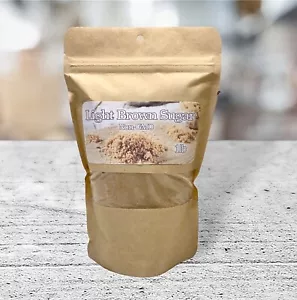 Pure Cane Golden Light Brown Sugar~Non-GMO~Molasses & Sugar~1.lb - Picture 1 of 2