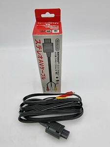 NINTENDO 64 SHVC-008 AV CABLE SET JAPAN USED - Imagen 1 de 7