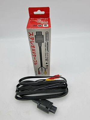 NINTENDO 64 SHVC-008 AV Cable Set Japan Used - Image 1 of 4