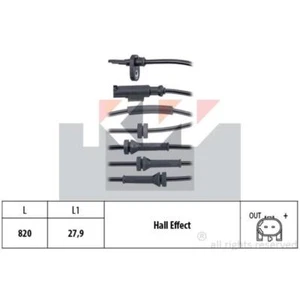 Sensor De Velocidad Trasero Compatible Para Fiat Panda Van 312 Brand New - Imagen 1 de 1