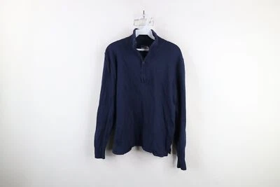 Suéter Pullover De Colección The North Face Para Hombres Pequeño Desteñido Mezcla de Lana Tejido Media Cremallera Foto 1 de 4