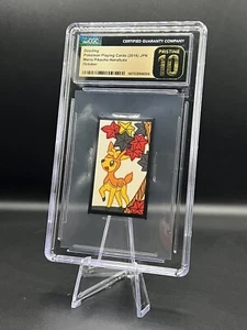 2016 Pokemon Hanafuda Mario Pikachu - Deerling October - CGC PRISTINE - Picture 1 of 2
