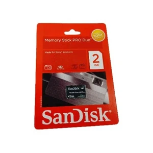 2x SanDisk Memory Stick PRO Duo 2GB Memory Stick PRO Duo Card PSP - Picture 1 of 2
