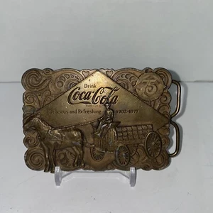 Coca Cola Drink Coca Cola Belt Buckle 1976 Vintage - Picture 1 of 4