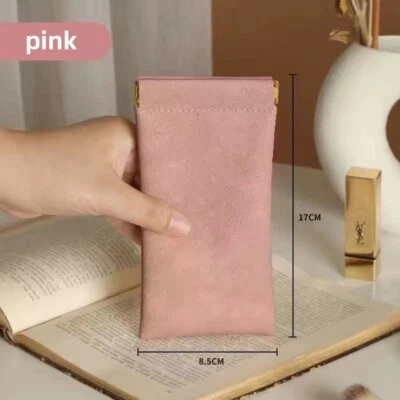 4 Piezas Cuero PU Suave Gafas de Lectura Estuche Impermeable Gafas de Sol Almacenamiento Foto 1 de 4