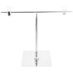 T-shaped Banner Stand Shop Display Stands Adjustable Poster Holder - Picture 1 of 12