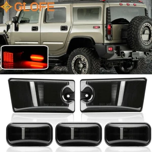Smoked Red Rear LED Cab Roof Marker Lamp Light For Hummer H2 03-09 H2 SUT 05-09 - Imagen 1 de 8