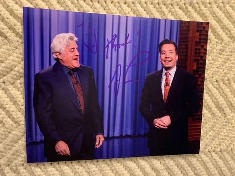 Jay Leno Signed 8 X 10 Photo Autographed Cover