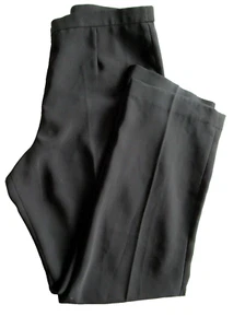 Pendleton pants straight leg Size 6P black inseam 28" flat front - Picture 1 of 5
