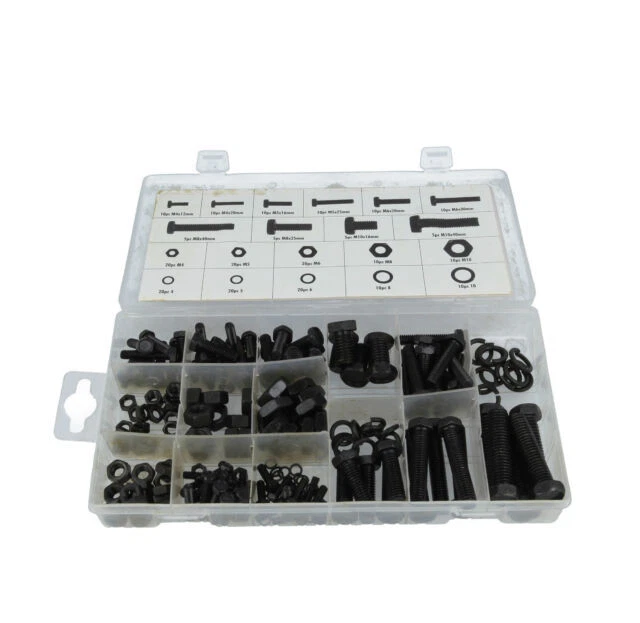 Neilsen CT1627 Nuts and Bolts Assorted Pack - Black