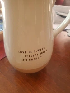 Day Springs "Share The Love" Clay Dipped Pitcher - Picture 1 of 8