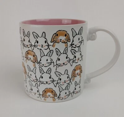ELI + ANA Easter Buster Bunny Head Repeat Rabbit Mug 21 oz Spring Coffee Tea
