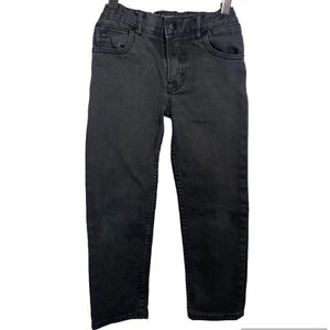 Quiksilver Jeans Slim Straight Fit Denim Dark Gray Size Boys Kids Medium - Picture 1 of 7