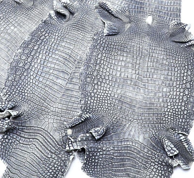 Crocodile Leather Dove Gray VF Color - Image 1 of 4