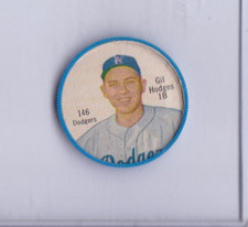 1962 Salada- Junket Baseball Coins-  GIL HODGES-LA DODGERS #146 HOF