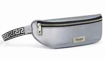 Versace Fragrances Perfume Silver Belt Bag Travel Pouch Fanny Pack Dust Bag New - Image 1 of 4