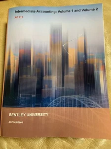 Intermediate accounting:volume 1 and Volume 2:Bentley University - Imagen 1 de 11