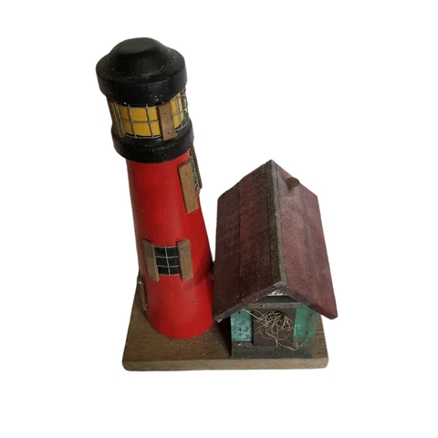 Lighthouse Birdhouse Keeper M. L. Studtman Original Made in USA Cover