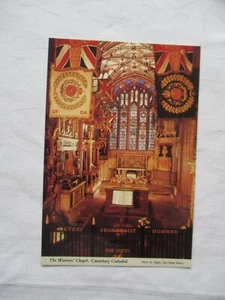 VINTAGE COLOUR POSTCARD " THE WARRIORS' CHAPEL, CANTERBURY CATHEDRAL ". - Picture 1 of 2